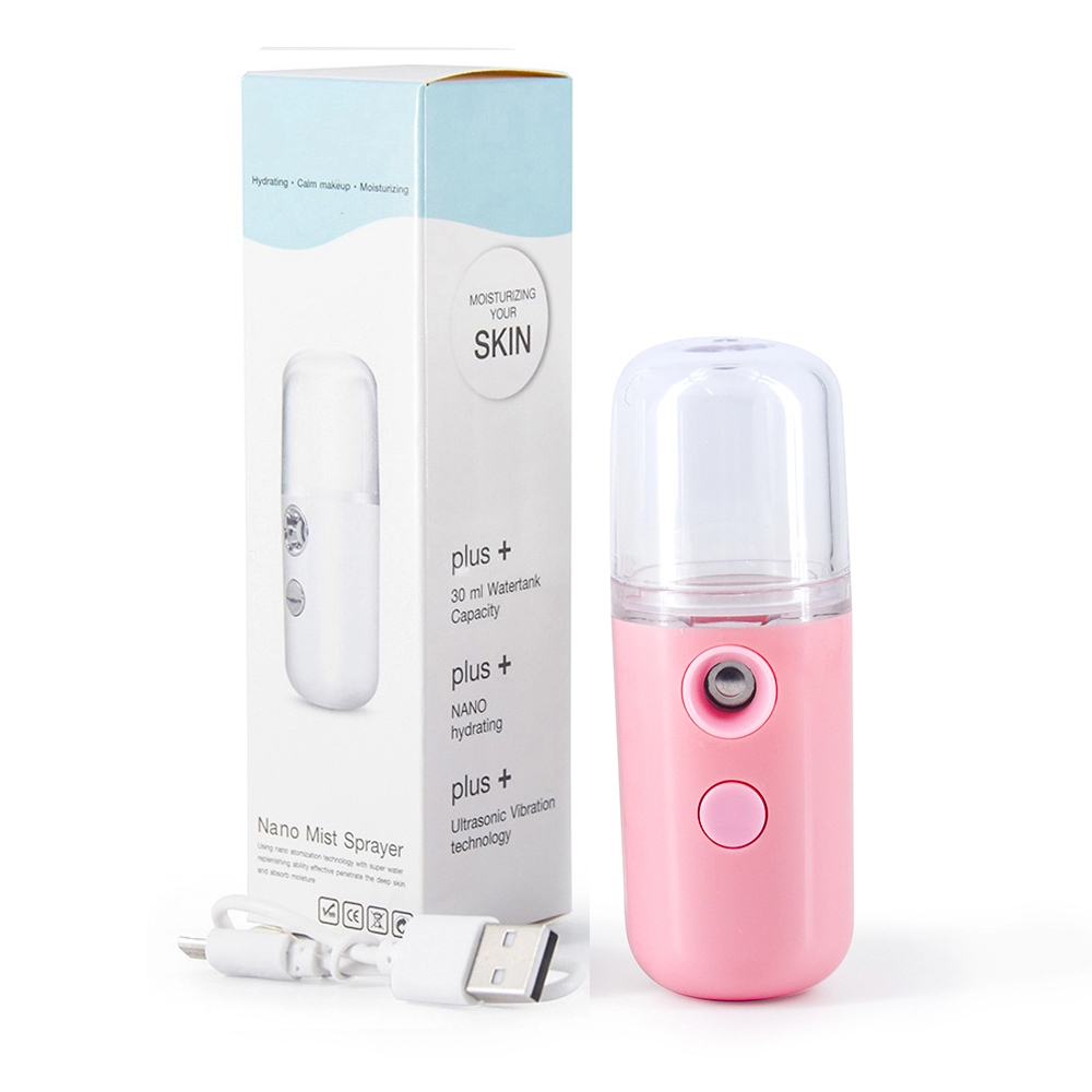 Face Steamer - ナノフェイシャルミスタースプレーヤー ポータブルフェイスナノミスター まつげ用 USBハンディスキンケアマシン 顔の保湿、毎日のメイクアップ用