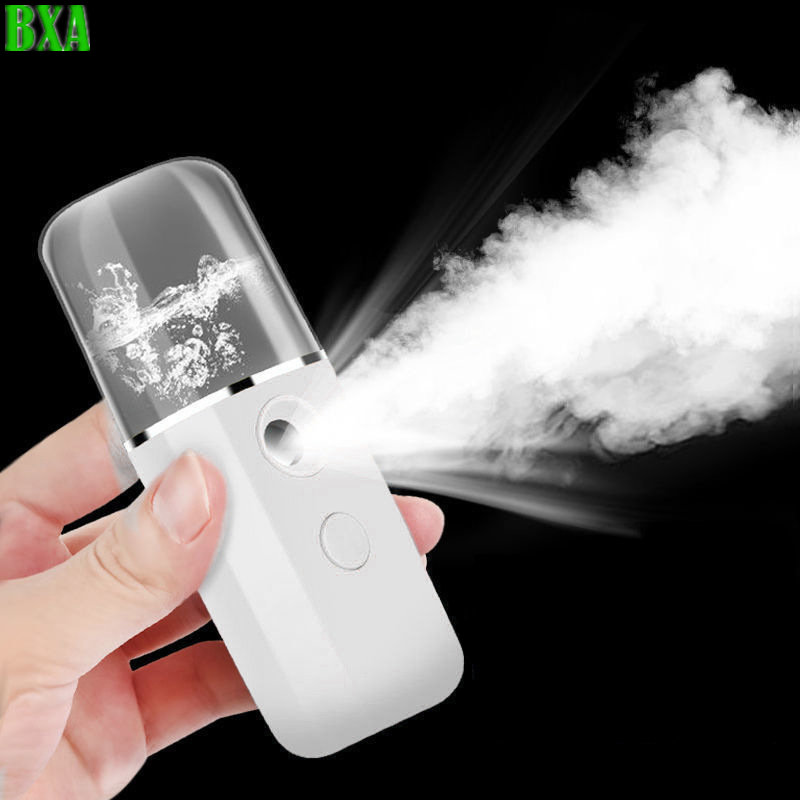 Face Steamer - 新しい充電式ミストフェイシャルスプレーヤー加湿器ネブライザーフェイススチーマー保湿美容器具フェイススキンケアツール