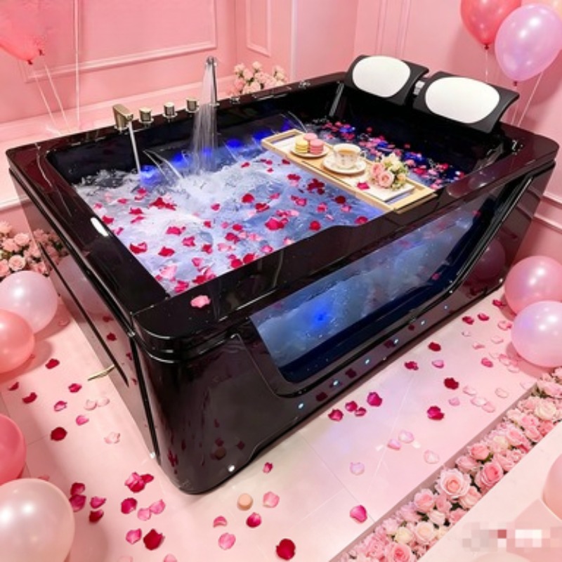 Spa Massager - アクリル製屋外ジャグジーマッサージ浴槽、6人用、67ジェット、アリステックシェル、バルボアシステム、CE認証、ガーデン用