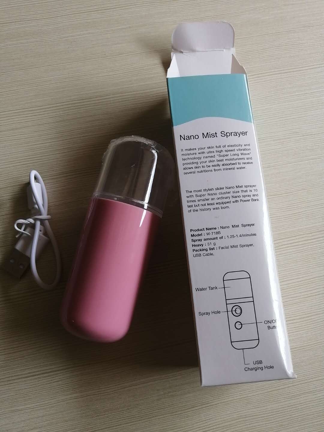 ナノフェイシャルミスタースプレーヤー ポータブルフェイスナノ - Face Steamer のレビューと価格