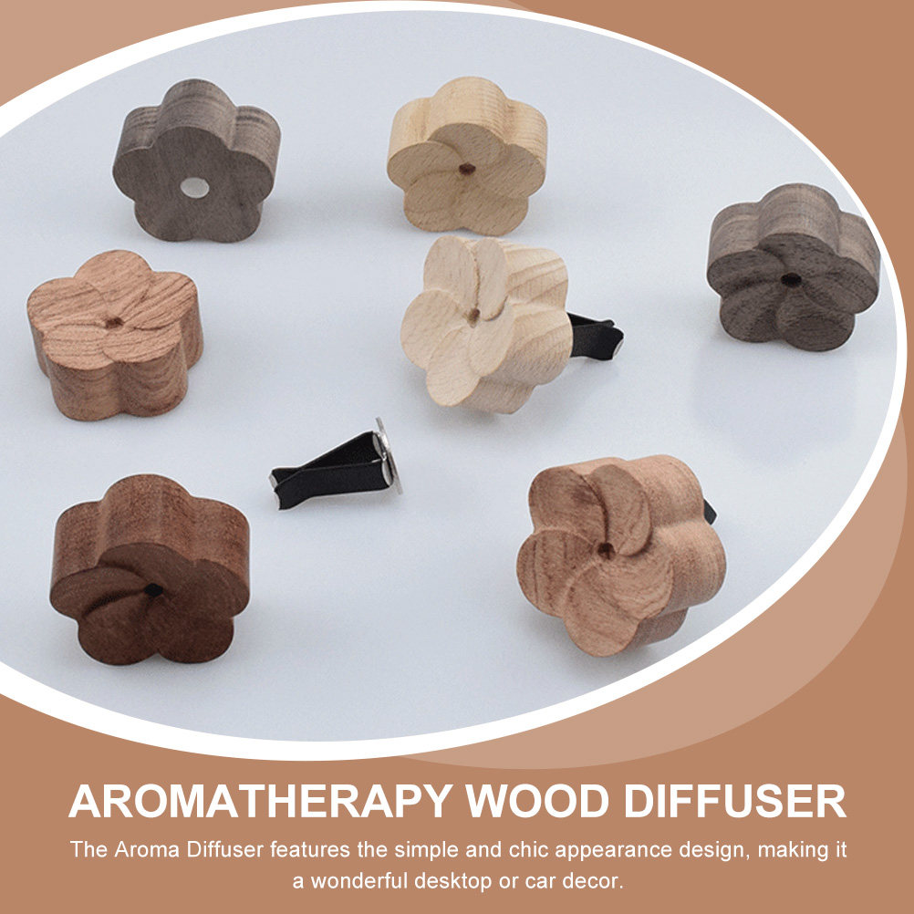 天然木製のアロマディフューザー3点セット。ご自宅、オフィス、 - Aromatherapy Diffuser のレビューと価格