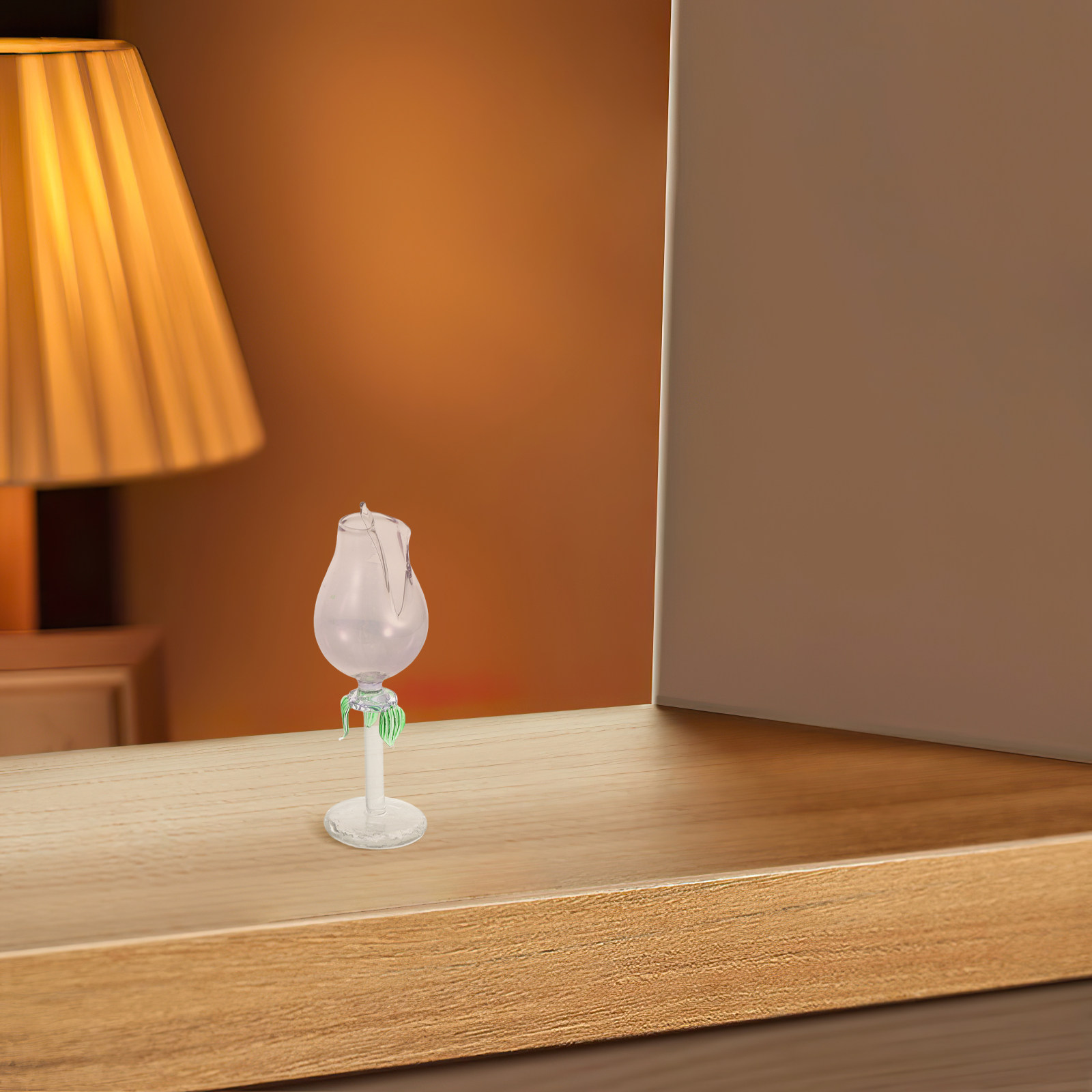 2個入りガラス製エッセンシャルオイルディフューザー、花型アロ - Aromatherapy Diffuser のレビューと価格