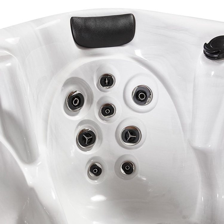 6人用ホットタブスパ、耐久性のあるナイロンネット付きジェット - Hot Tub のレビューと価格