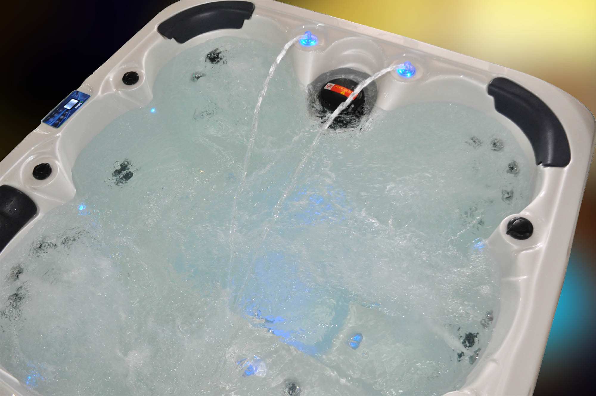 アクリル製ホットタブ、2～6人用 2200x2200x930 - Hot Tub のレビューと価格