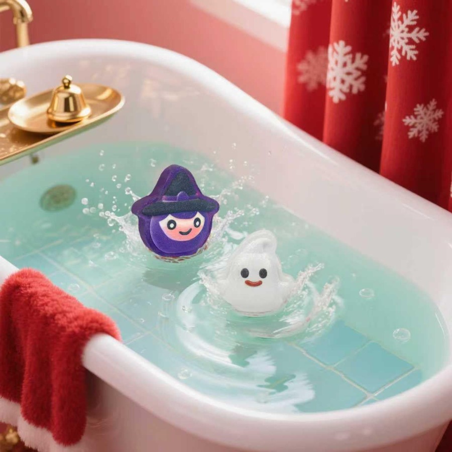 ハロウィーンのおもちゃ、バスソルトボール（1個または3個入り - Bath Salts のレビューと価格