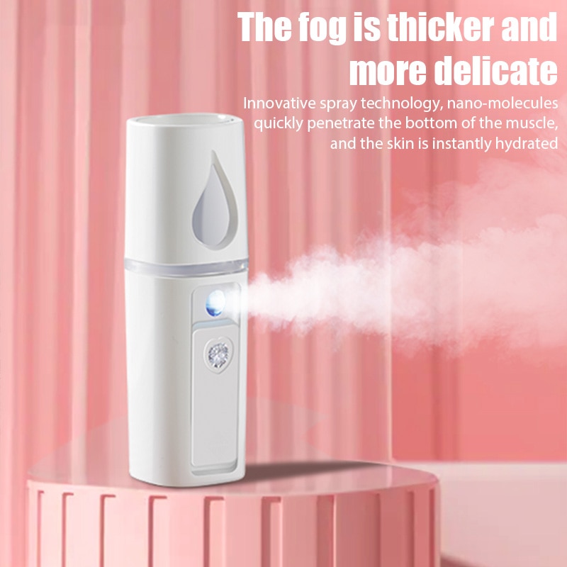 ポータブルミニフェイシャル加湿器,ナノスプレー,USB,充電 - Face Steamer のレビューと価格