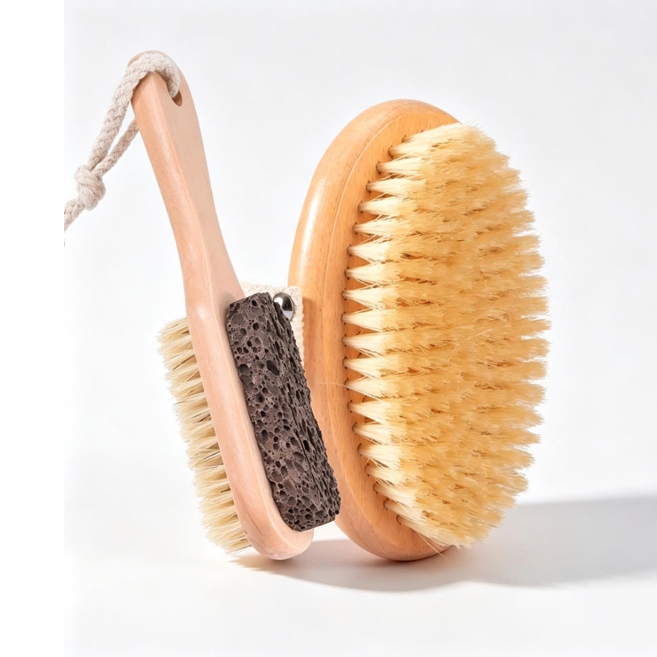 2個入り：ドライブラッシング用ボディブラシと両面ニッケル製フ - Body Brush のレビューと価格